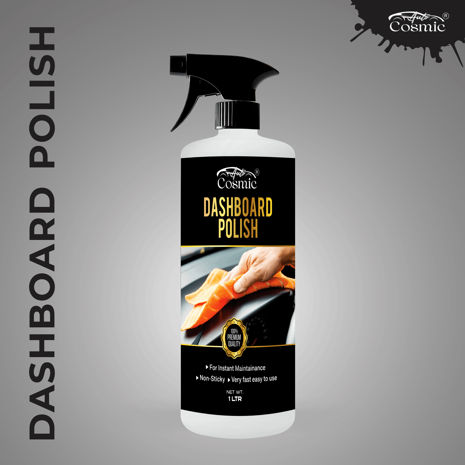 Autocosmic Dashboard Shiner High Shine Car Dashboard Polish